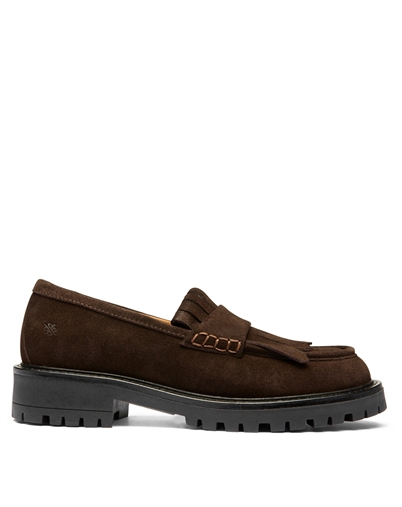 Playboy Footwear - Soline Loafer - Suede Brown